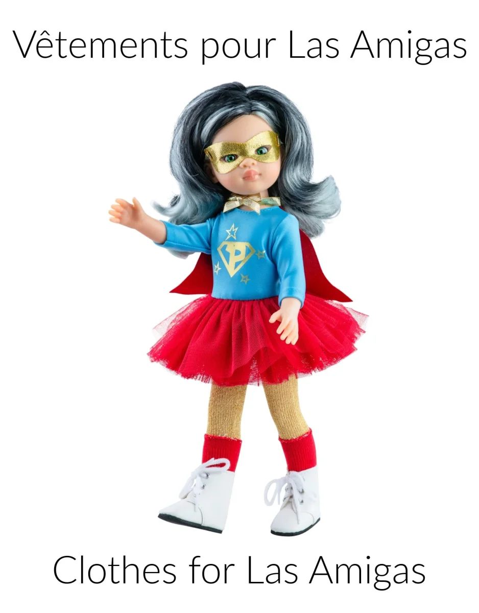 Vêtements poupée Las Amigas Super Paola Paola Reina Boutique Maman Bébé Produits Essentiels Quotidien