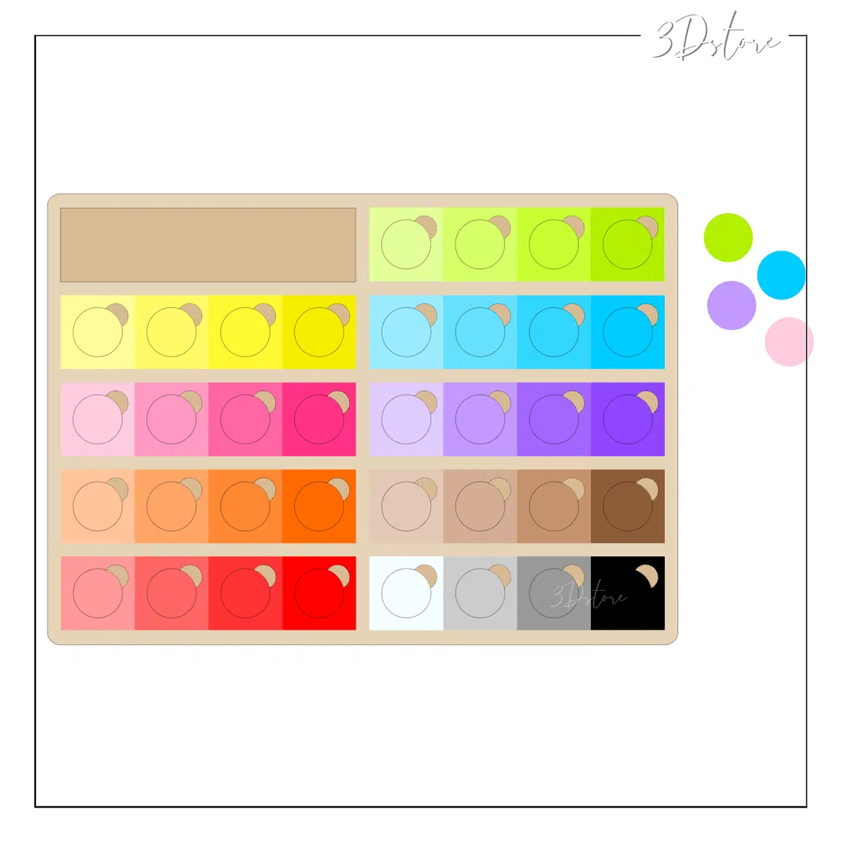 Plateau de tri des nuances Ventes de couleurs - Vins Rouges Harmonieux pour Chaque Occasion