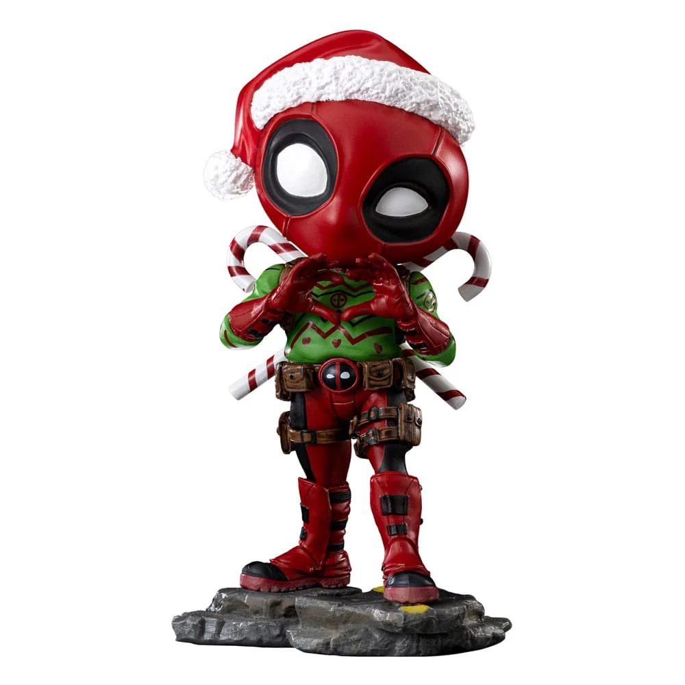 MARVEL – Figurine Deadpool Mini Co (Version Noël) 15 cm - Éclairage de qualité avec frais de port offerts - {'count': 2, 'name': 'manga'}