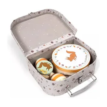 Valisette - 3 instruments de musique en bois - Boutique Maman & Bébé – Produits Essentiels au Quotidien - Tambour