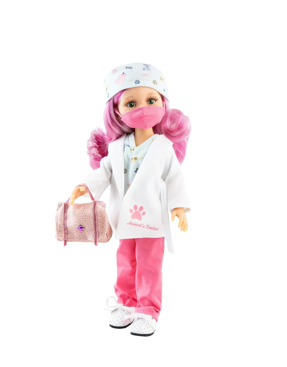 Poupée Las Amigas - Esmé la vétérinaire - Paola Reina - Boutique Maman & Bébé – Produits Essentiels au Quotidien - Poupee evi