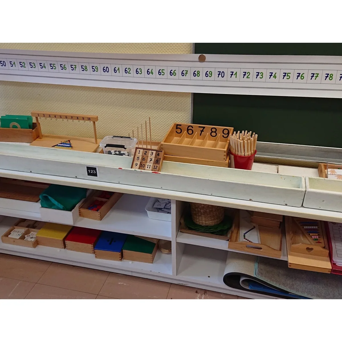 Frise numérique murale Montessori Posay - Boutique Maman & Bébé – Produits Essentiels au Quotidien