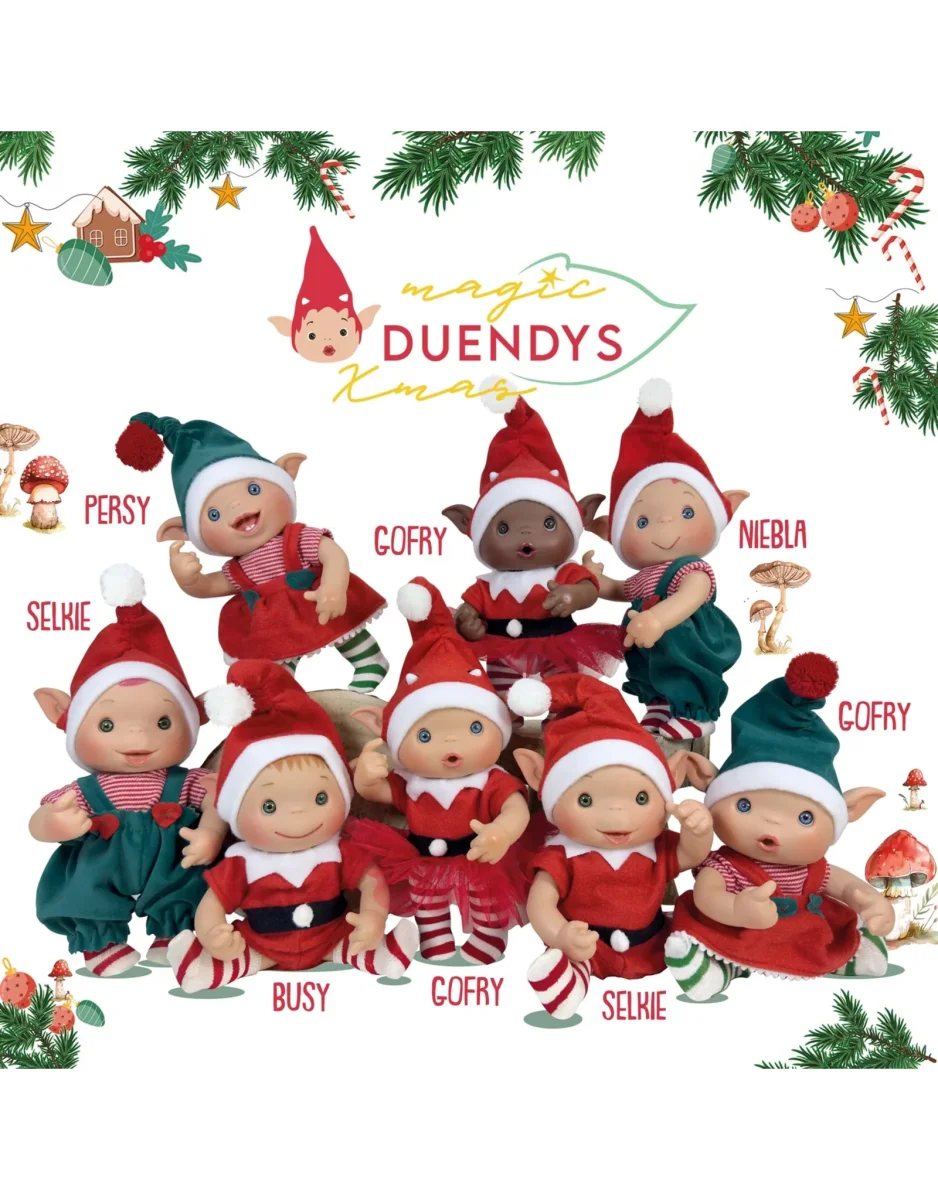 Poupée Noël Duendys cm Nines Onil Boutique Maman Bébé Produits Essentiels Quotidien