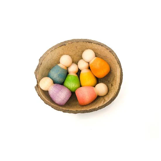 Grapat - 6 Personnages dans leur Coconut||Grapat - 6 Nins in Coconut Shell - Boutique Bébé en Ligne : Soins, Jouets et Articles Maison - Funko pop