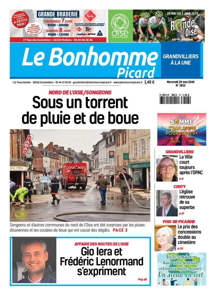 Le Bonhomme Picard de rue Grandvilliers du 29 mai 2024 - ​Drones Professionnels & Grand Public | Boutique Française