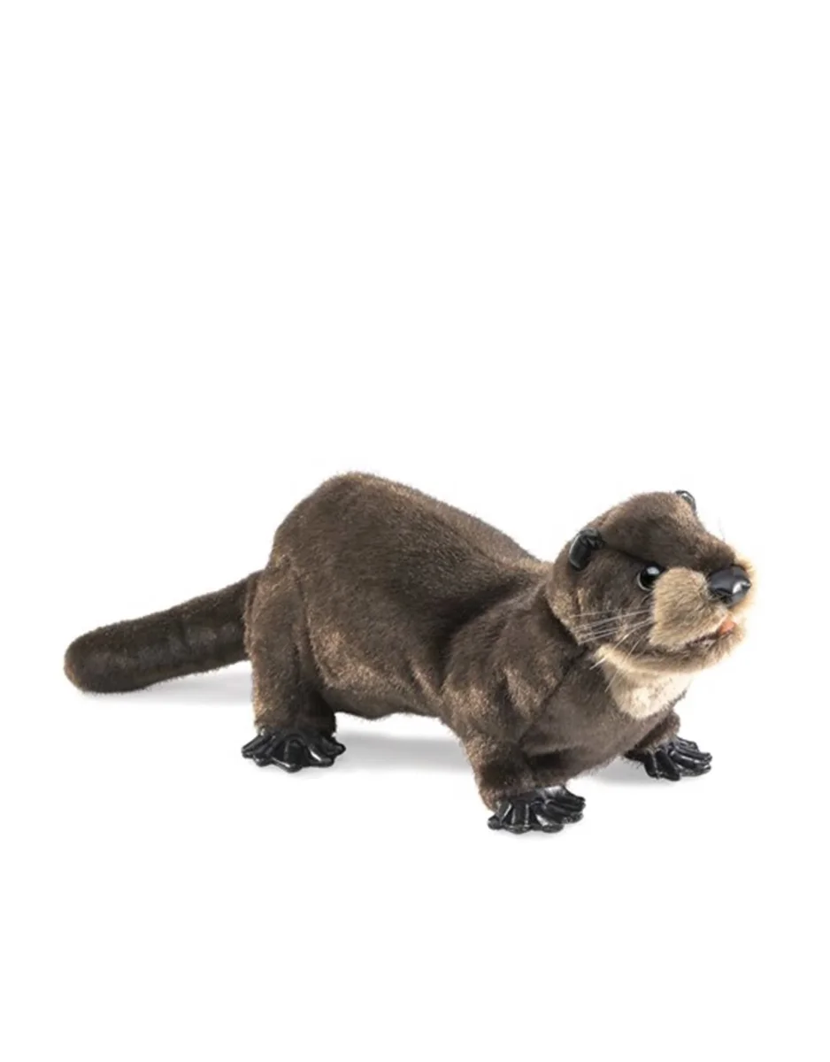 Marionnette - Loutre de rivière - Folkmanis - Boutique Maman & Bébé – Produits Essentiels au Quotidien - {'count': 1, 'name': 'couture'}