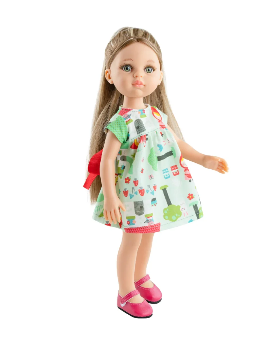 Poupée Las Amigas - Elvi robe colorée et soulier rouge - Paola Reina - Boutique Maman & Bébé – Produits Essentiels au Quotidien - amazon poupée soulier amp bébé produit