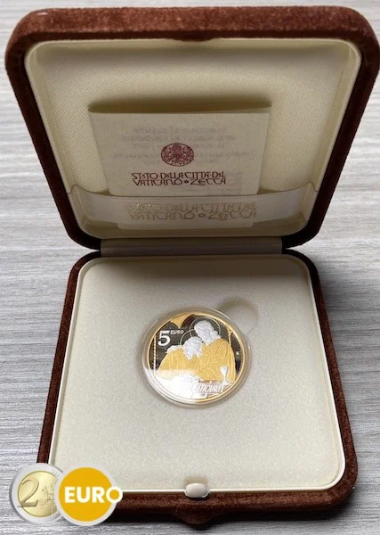 euros Vatican Saint Jean BE Proof argent Vins Rouges Harmonieux Occasion