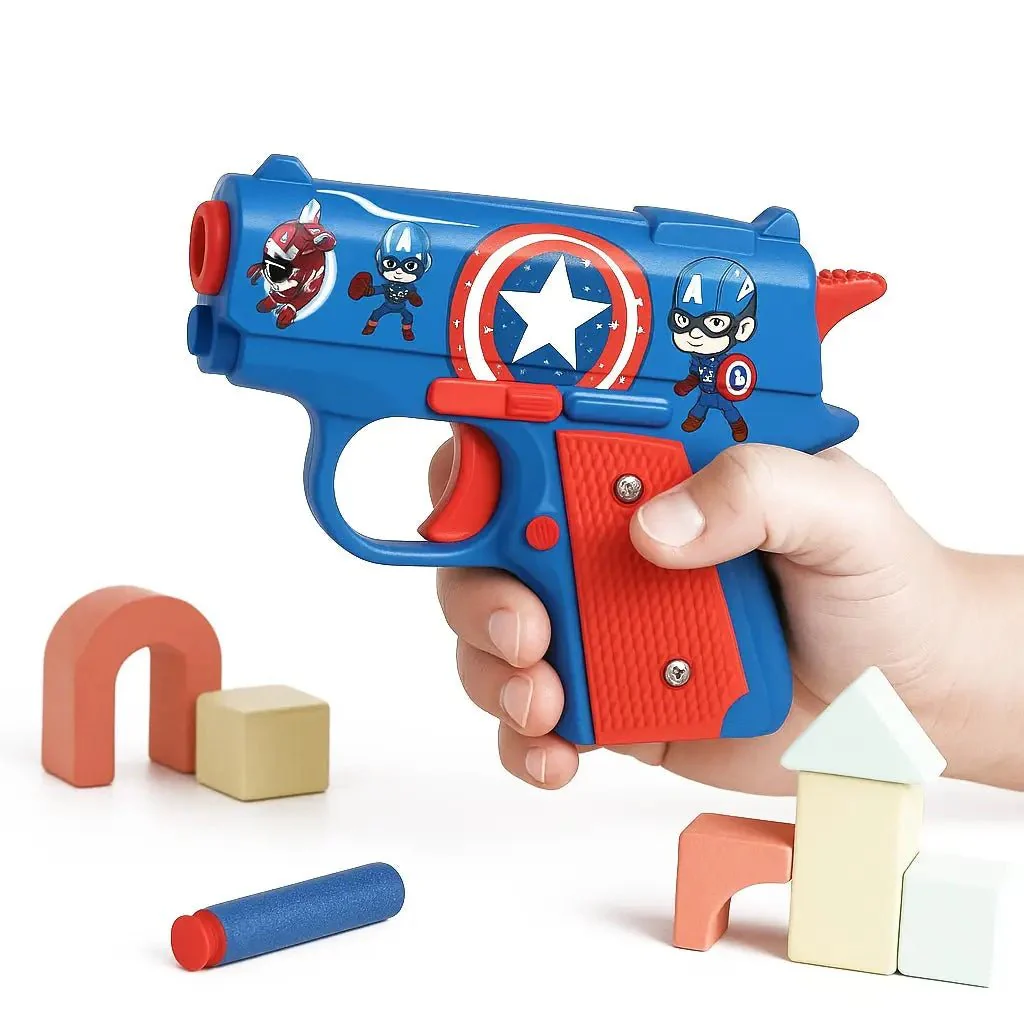 Jouet Pistolet Disney Spiderman Iron Man Captain America Boutique Bébé Ligne Soins Jouets Articles Maison