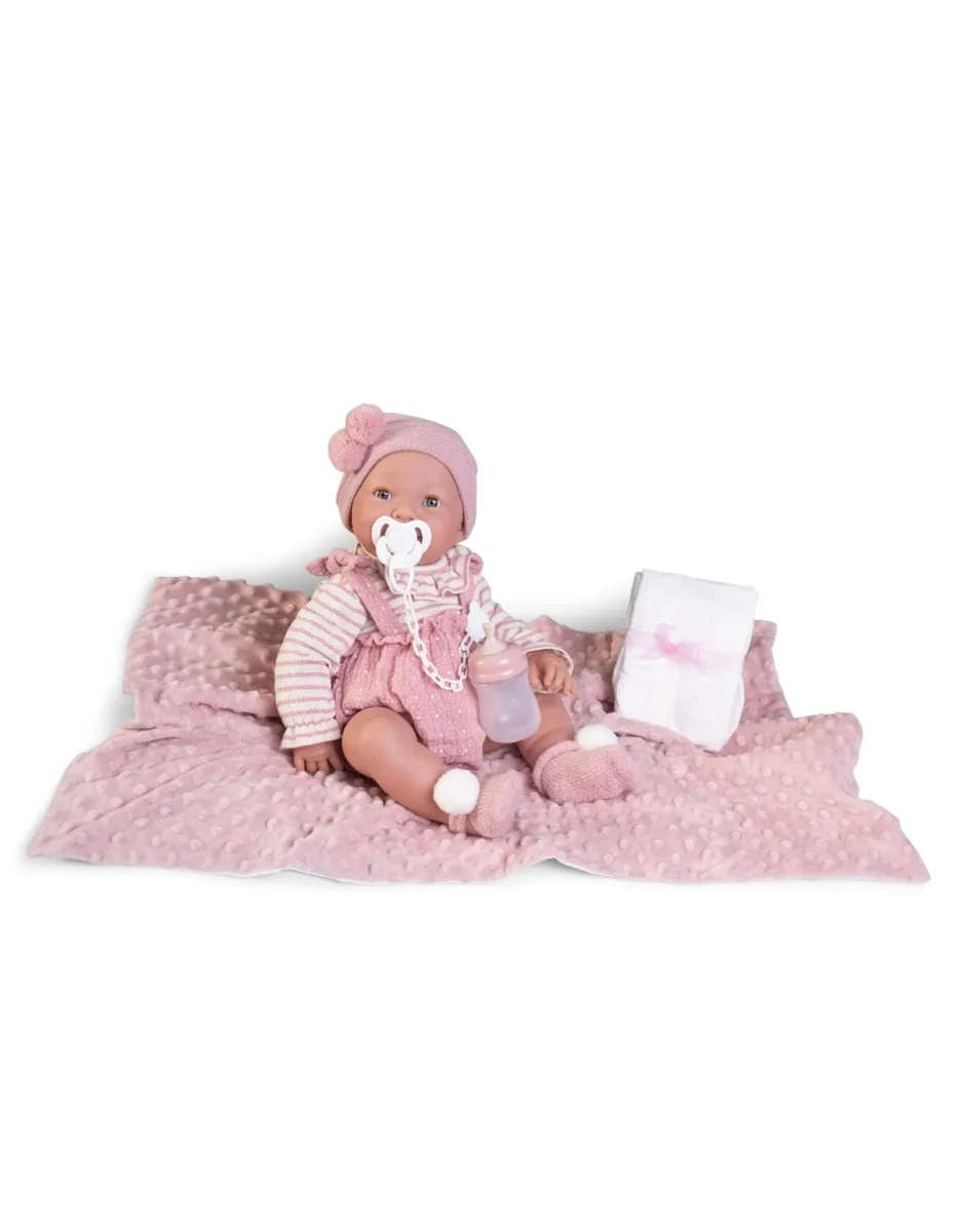 Poupée Mia 42 cm - Poupée nouveau-née qui fait pipi avec couverture MY et accessoires - Antonio Juan - Boutique Maman & Bébé – Produits Essentiels au Quotidien