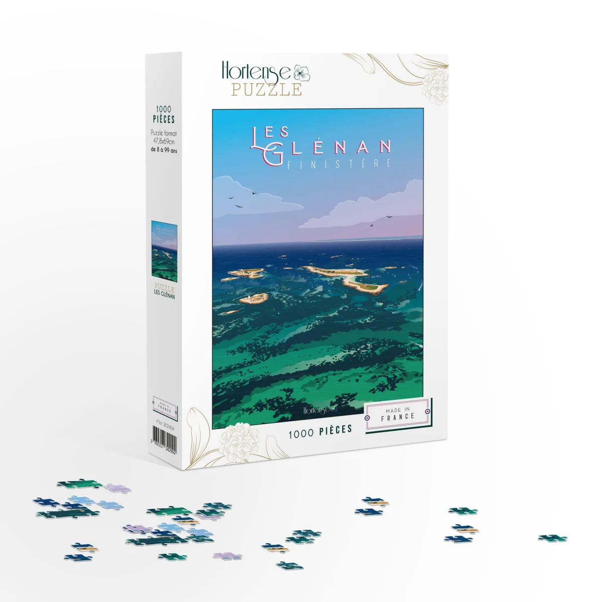 Puzzle Les Glénan - Vins Rouges Harmonieux pour Chaque Occasion Puzzle – verre et vigne - Jeux & Jouets