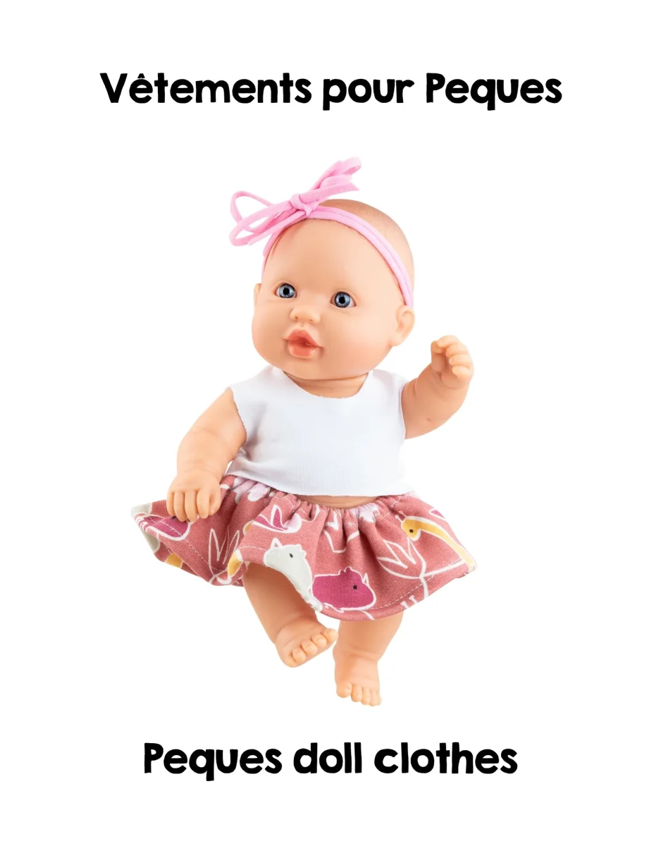Vêtements de poupée Peques Veste - Ensemble jupe safari - Paola Reina - Boutique Maman & Bébé – Produits Essentiels au Quotidien