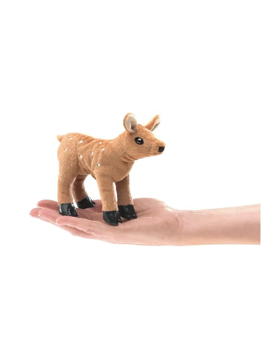 Marionnette à doigt - Faon - Folkmanis - Boutique Maman & Bébé – Produits Essentiels au Quotidien Livre marionnettes à doigt les bébé animaux de la ferme