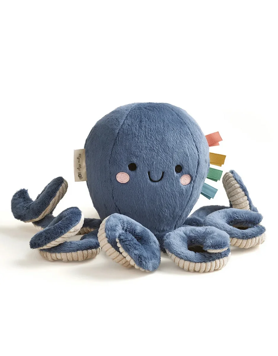 Peluche câline - Ollie la Pieuvre - Sweetie Snuggles™ - Itzy Ritzy - Boutique Maman & Bébé figurine – Produits Essentiels au Quotidien