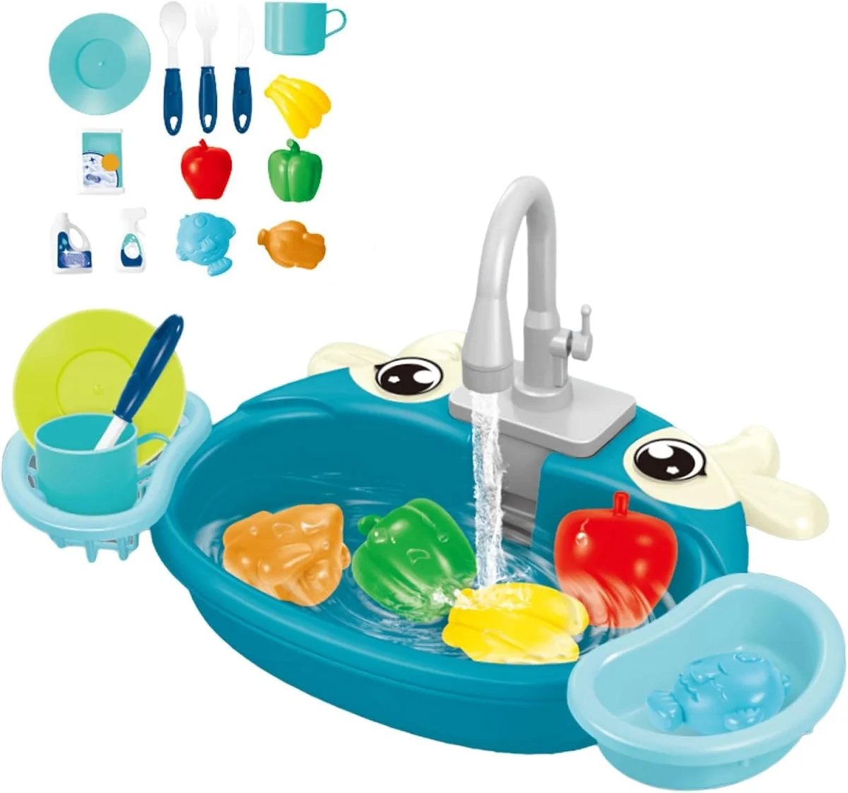 Jouet d’évier cuisine eau courante enfant montessori Rouges Harmonieux Occasion