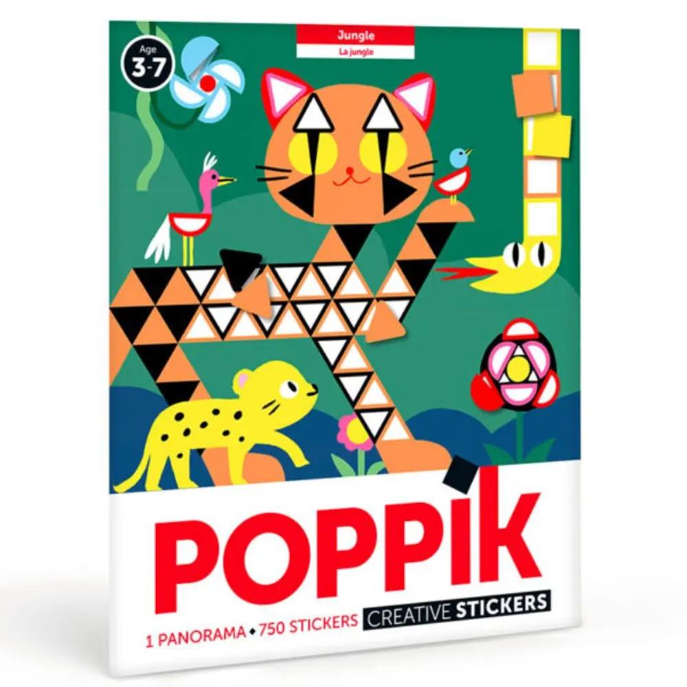 Panorama Jungle Jeu stickers Montessori Éclairage qualité frais port offerts