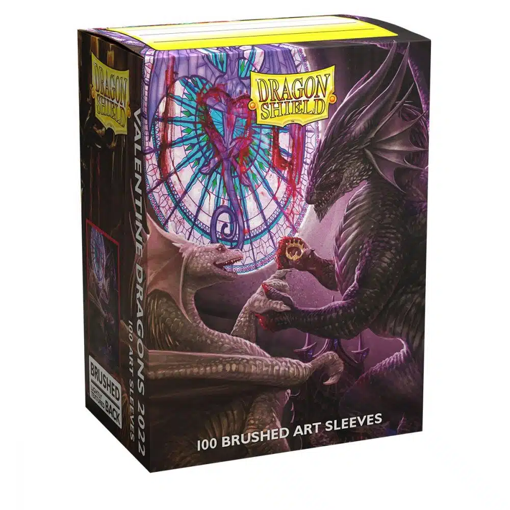 Dragon Shield 100 Brushed Art sleeves – ‘Valentine Dragons’ 2022 - Saldi Straordinari – AFLE Offerte Speciali Disponibili Adesso