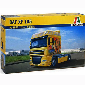 Maquette Daf XF 105 tracteur seul au 1/24ème Italeri - Accessoires Outdoor pour Plus de Liberté de mise Mouvement