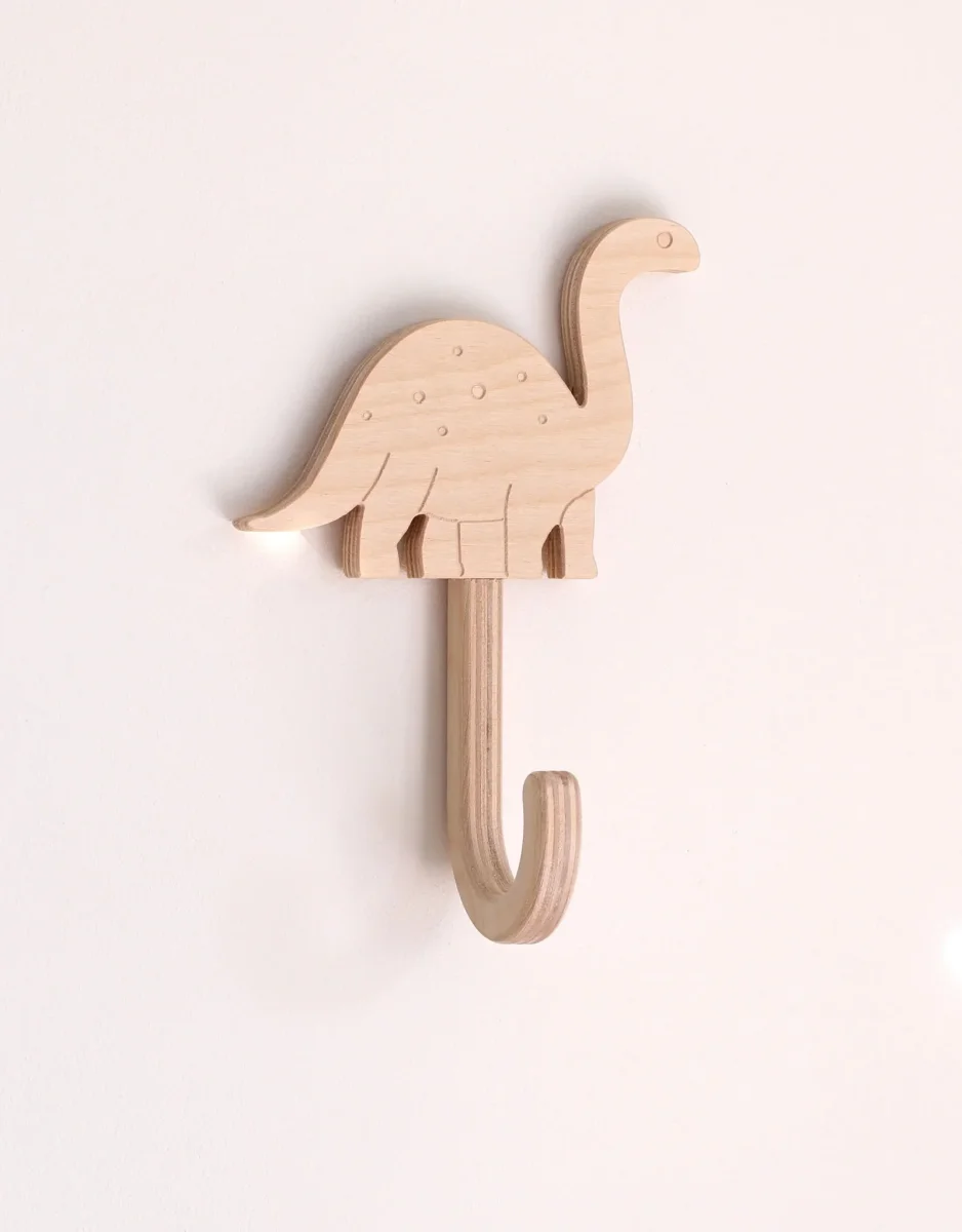 Crochet en bois - Diplodocus ml - Abricotine - Boutique Maman & Bébé – Produits Essentiels au Quotidien