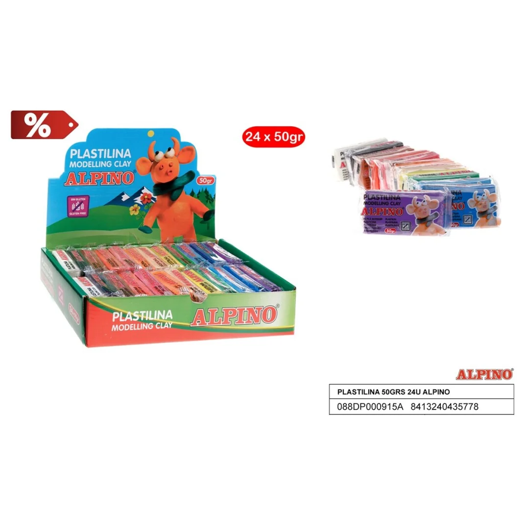 Pâte à modeler ALPINO 50GR (Unité) - Organisation de la maison avec organisation des solutions de rangement