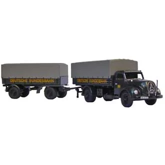 Magirus S6500 porteur remorqueur Deutsche ABFLLELSERIT Bundesbahn au 1/87ème Bub - Accessoires Outdoor pour Plus de Liberté de Mouvement