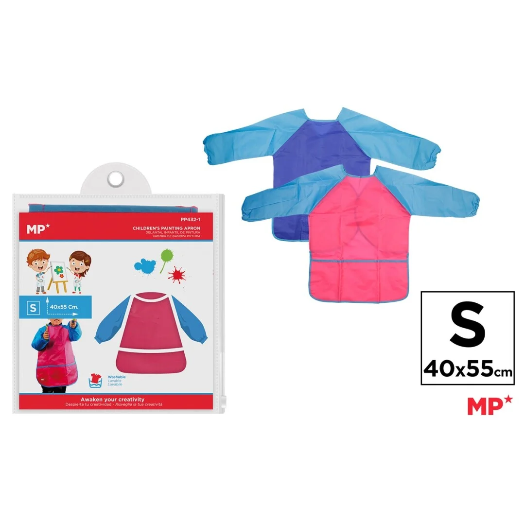 Tablier taille « S » imperméable peinture pour enfants – Madrid Papel - Organisation de la maison avec des solutions de rangement - {'count': 1, 'name': 'Jaune'}