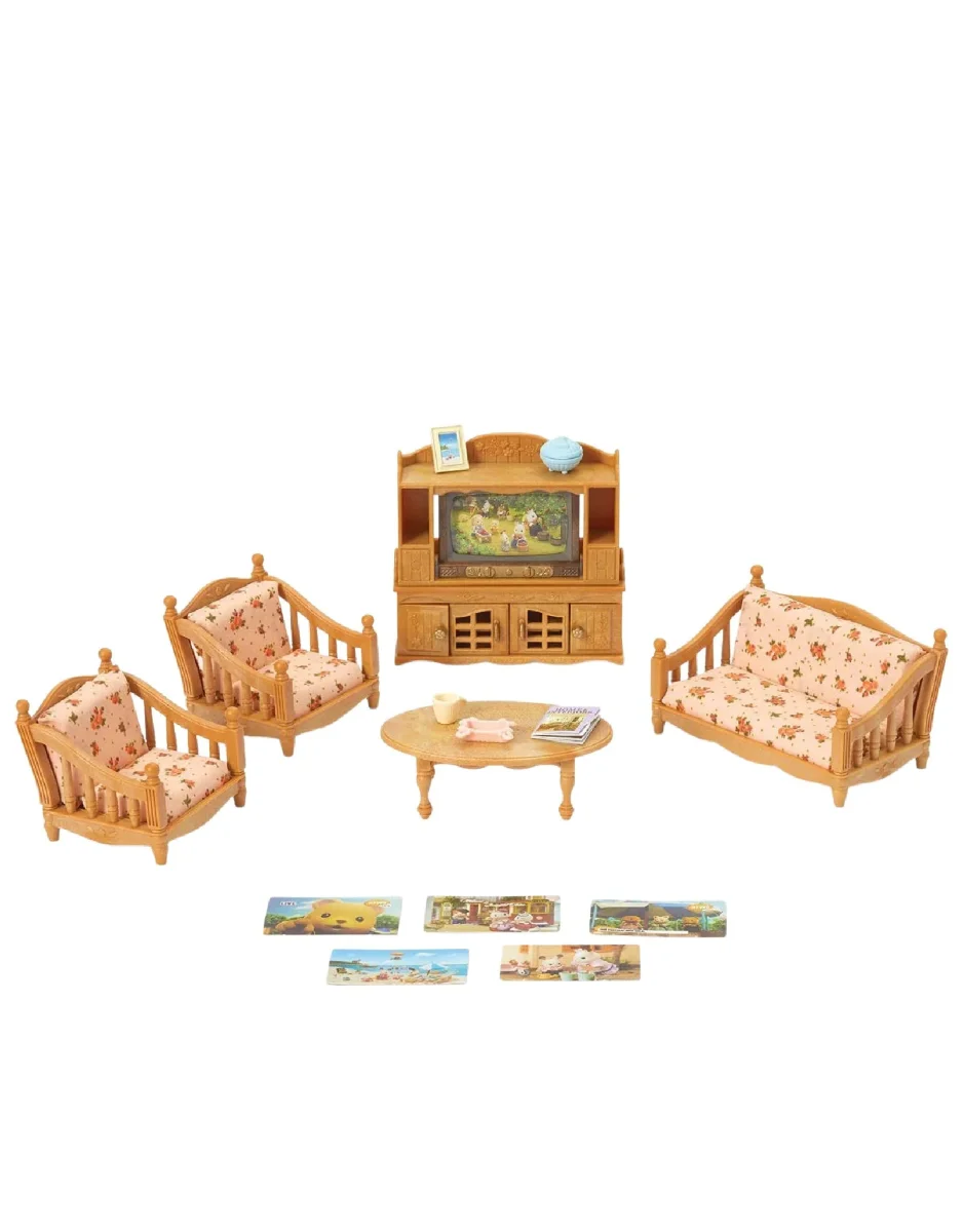 Ensemble Salon confortable - Calico Critters - Boutique Maman & Bébé – Produits Essentiels au Quotidien Coffret Repas Bébé 9-En-1 Incassable