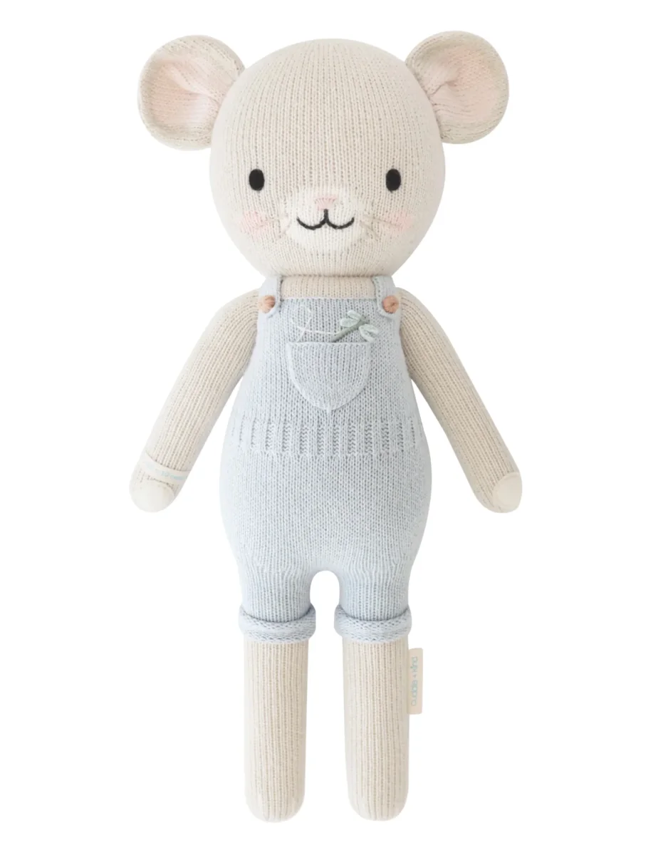 Peluche - Bailey la souris - Cuddle + kind - Boutique Maman & Bébé – Produits Essentiels Souris au Quotidien