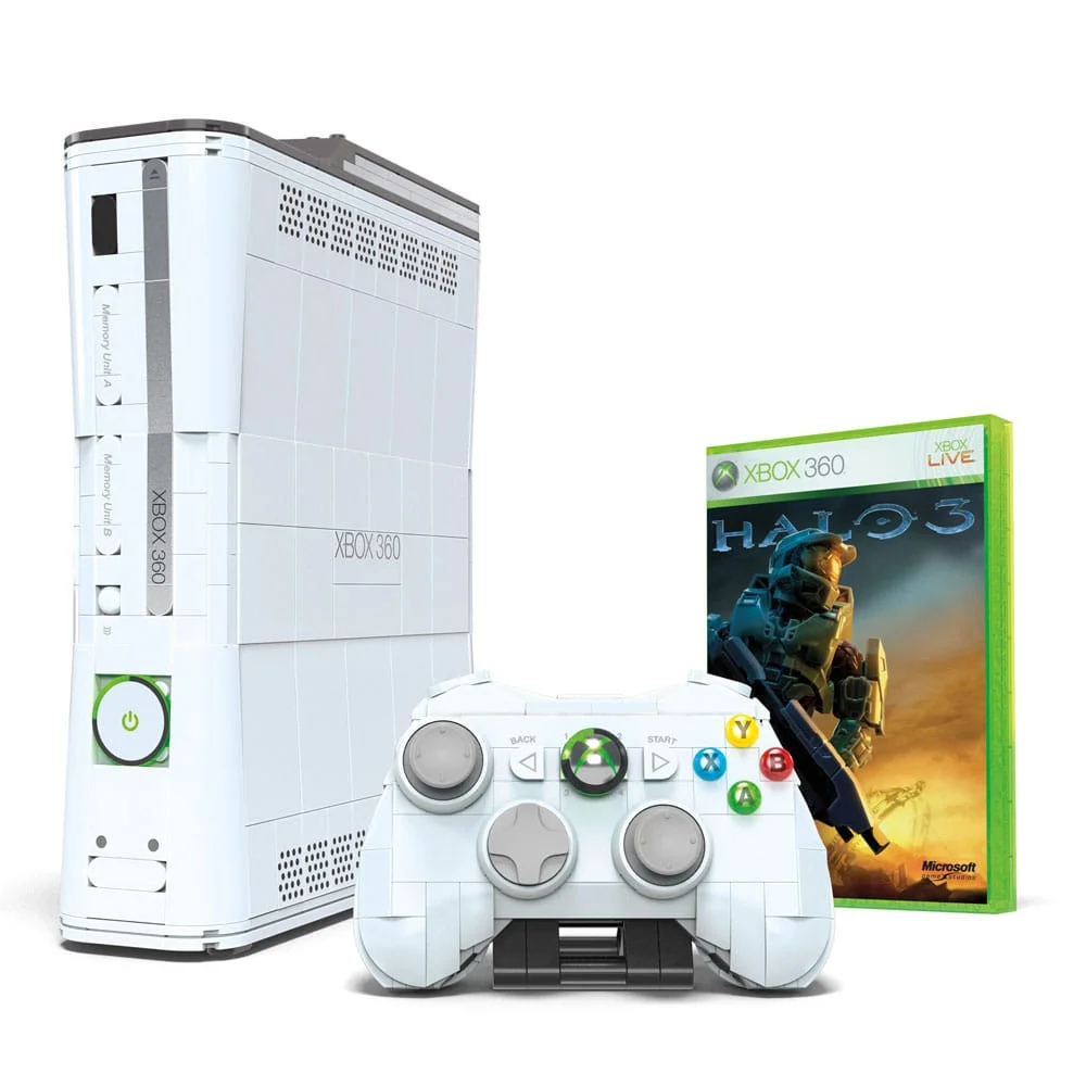 RÉTRO – Jeu de Construction MEGA XBOX 360 - Éclairage Adultes de qualité avec frais de port offerts