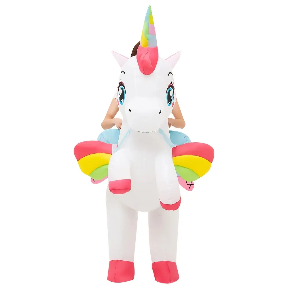 Costume gonflable licorne adulte amusant fêtes événements Éclairage qualité frais port offerts