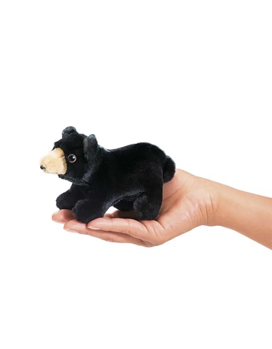 Marionnette à doigt - Ours noir - Folkmanis - Boutique Maman & Bébé – plastique Produits Essentiels au Quotidien