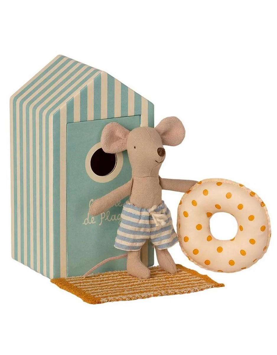 Petit frère cabine plage Maileg Boutique Maman Bébé Produits Essentiels Quotidien