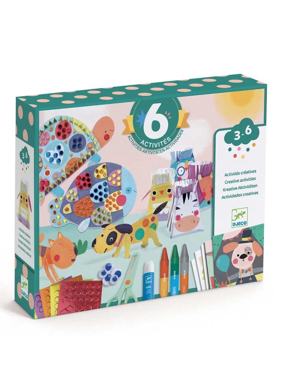 Coffret multi-activités - Les animaux et leurs maisons - Djeco - Boutique Maman & Bébé – Produits Essentiels au Quotidien Bioviva - Miam'Nature - Jeu de Société Enfant - Jeu d'Éveil Éducatif 3+ |  Thème Nature et Animaux - Dès 3 ans - 1 à 4 joueurs - Fabriqué en France :  BIOVIVA: