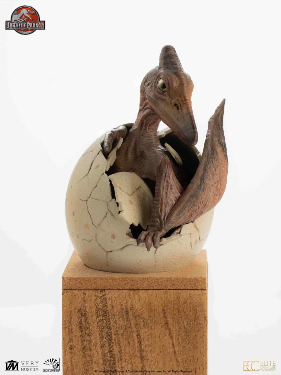 JURASSIC PARK – Set 3 Statuettes Hatchling Pterosaur Jurassic Park III 16 cm - Nuits Éclairage de qualité avec frais de port offerts