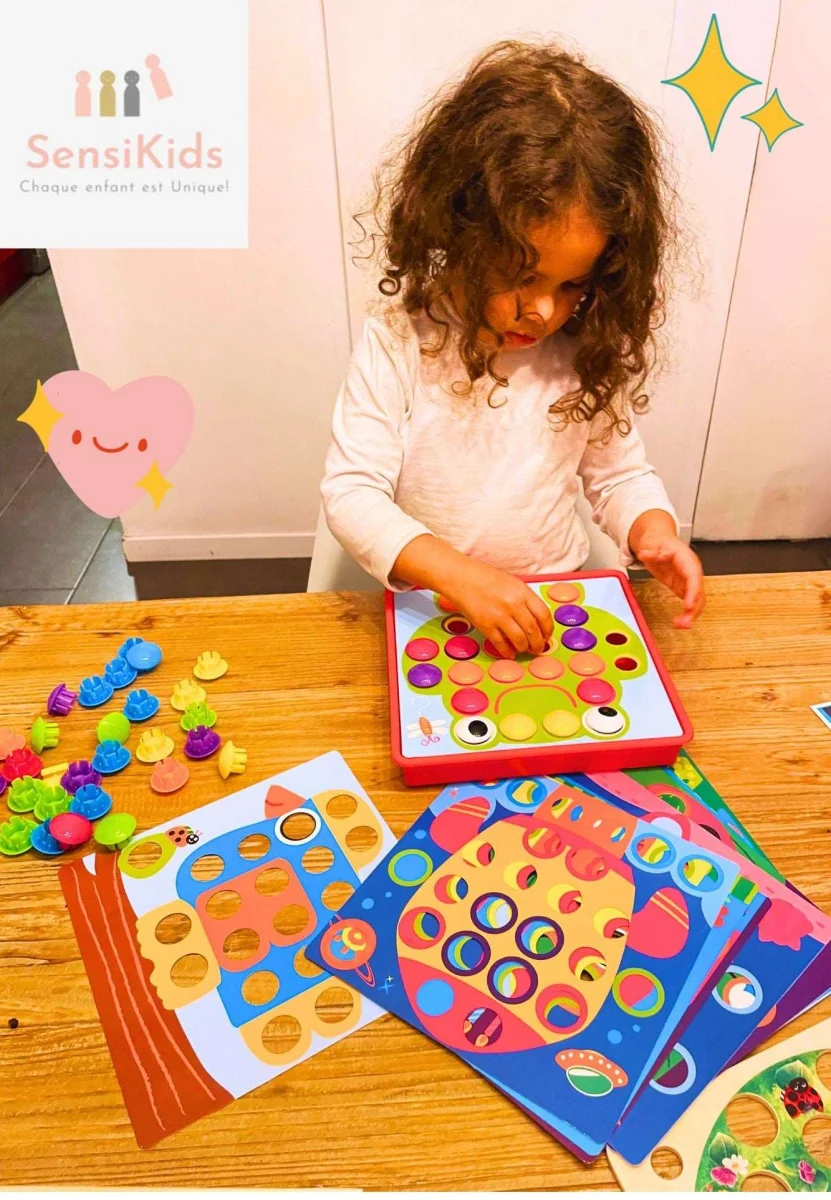 Jeu 3D boutons Mosaïque - Boutique Bébé en Ligne : Soins, Jouets et Articles Maison - {'count': 1, 'name': 'Joom'}