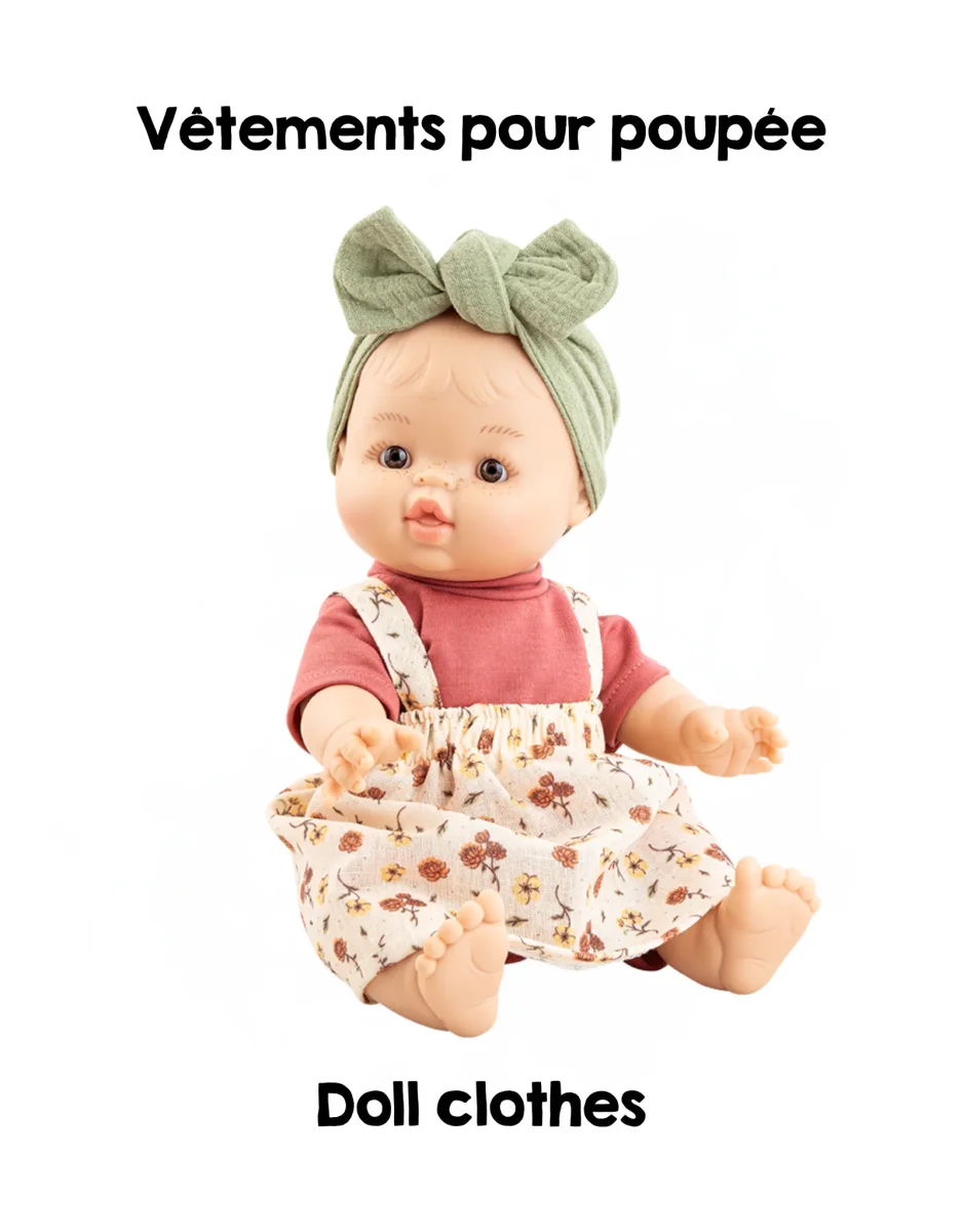 Vêtements pour poupée Gordis, Los Manus et Alex & Sonia - Salopette-robe fleurie - Paola Reina - Boutique Maman & Bébé – Produits Essentiels au Quotidien Poupée Bébé De Mode De 45 Cm Avec Combinaisons,Vêtements Et Accessoires  Pour Poupée Bébé Reborn,Cadeaux Jouet Diy - Buy
