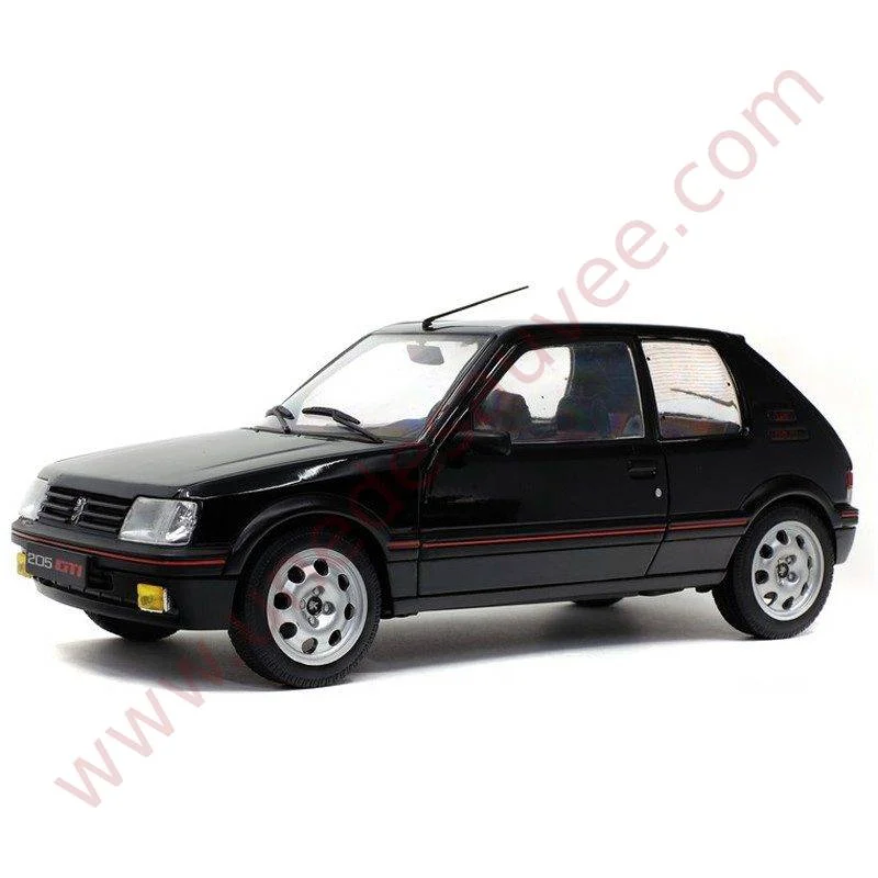 PEUGEOT 205 GTI 1.9 NOIR ONYX 1990 1/18 VOITURE MINIATURE SOLIDO - Saldi Straordinari – Offerte Speciali Disponibili Adesso - Gti turbo