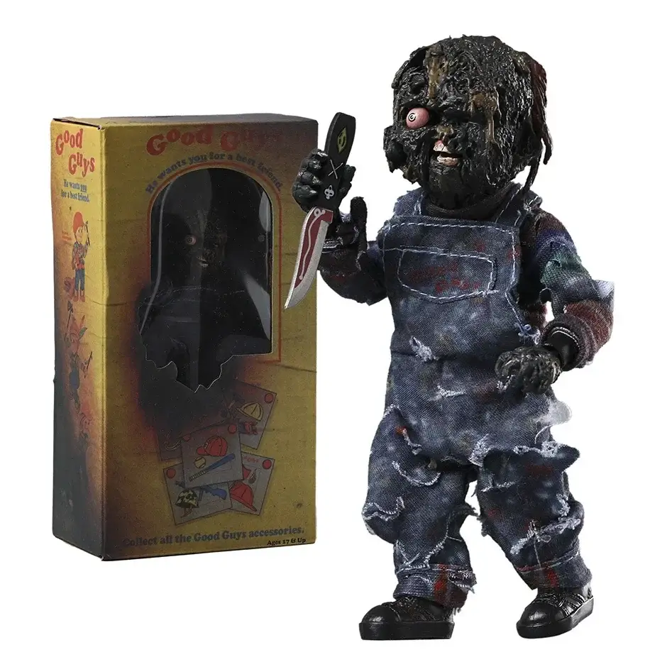 Figurine Horreur Chucky carbonisé - Boutique Bébé en Ligne : Soins, Jouets et Articles Maison - toy story figurine ligne soin jouet article