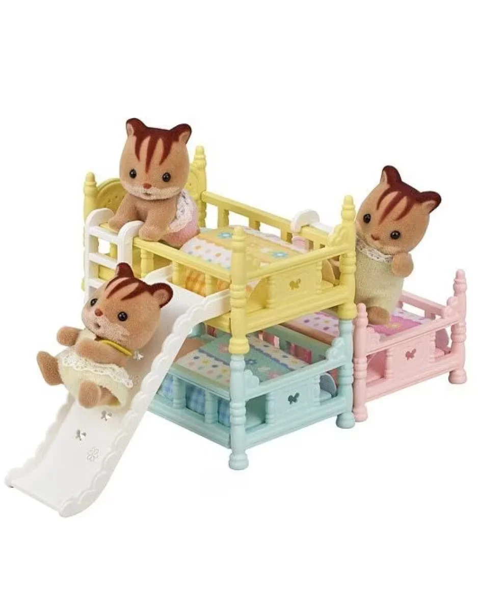 Ensemble de 3 lits superposés pour triplets - Calico 60x120 Critters - Boutique Maman & Bébé – Produits Essentiels au Quotidien