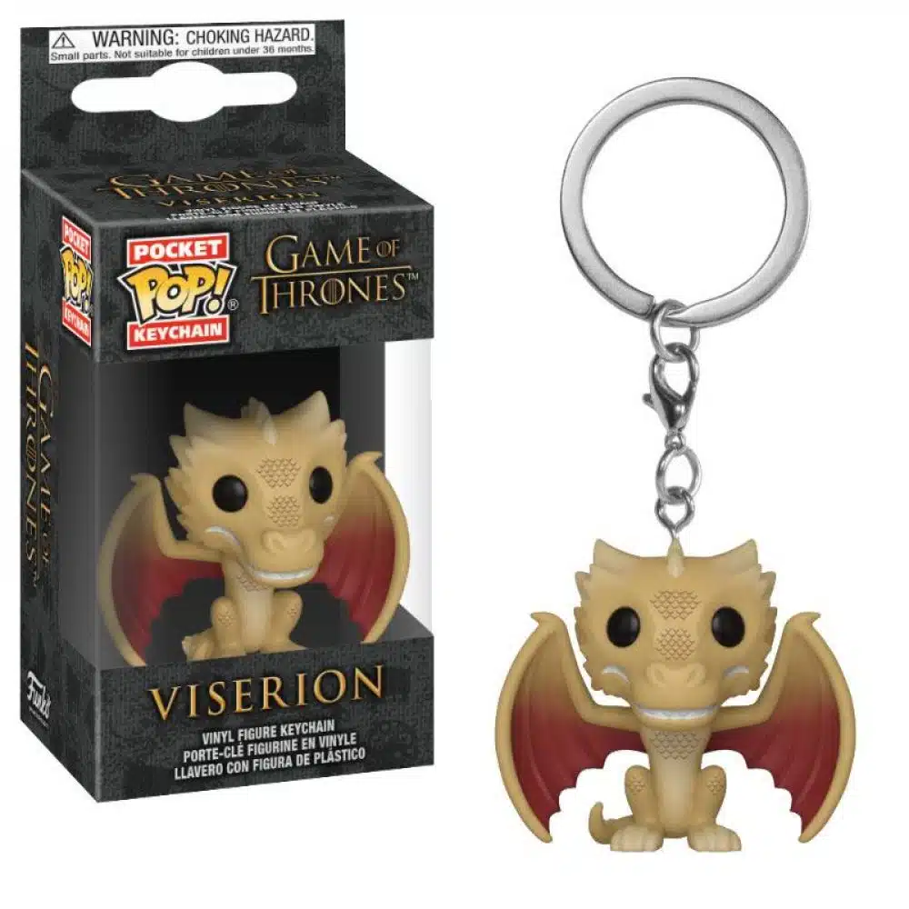 Game of Thrones porte-clés Pocket POP! vinyle Vinyl Regular Viserion 4 cm - Saldi Straordinari – Offerte Speciali Disponibili Adesso