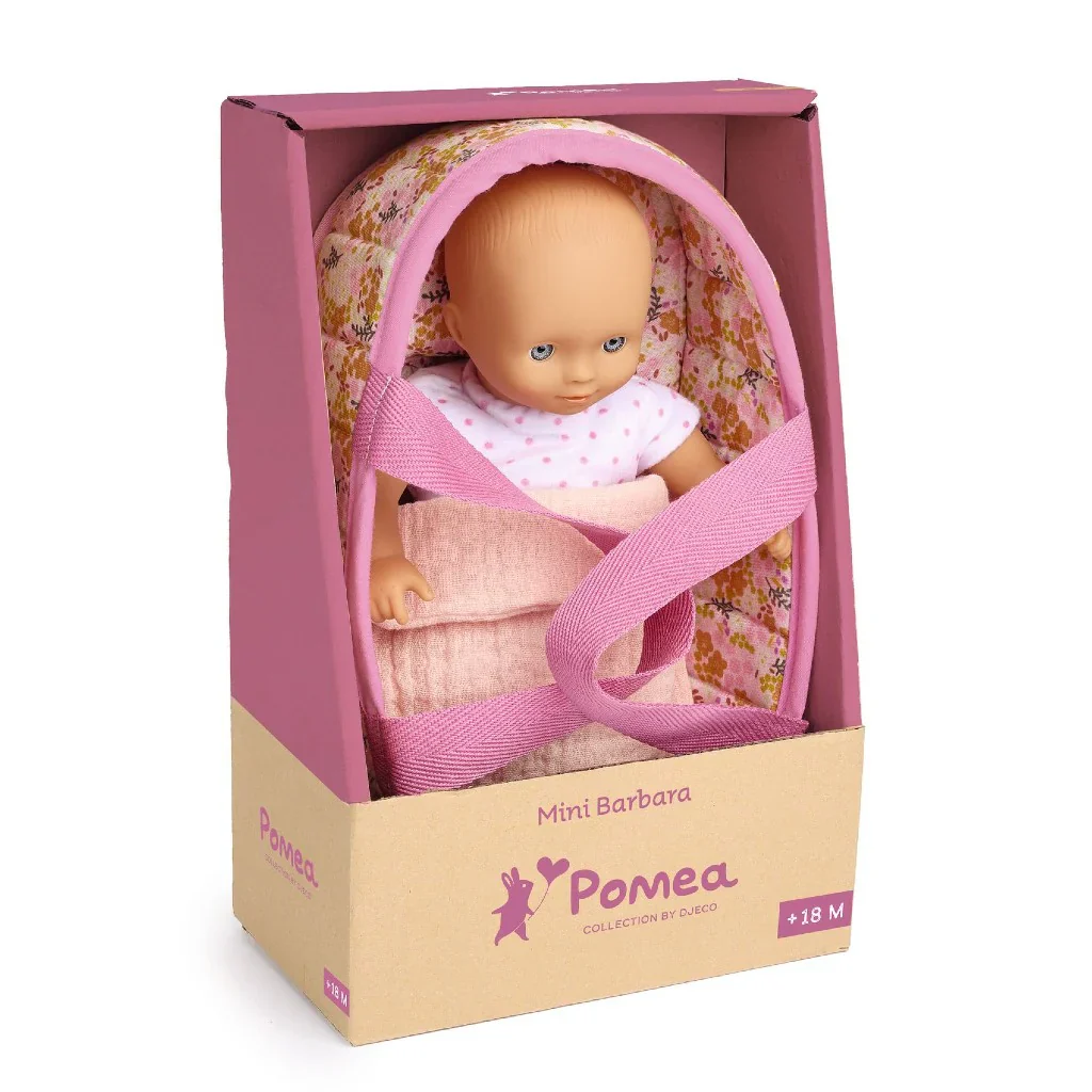 MINI POUPÉE BARBARA DANS SON COUFFIN "POMEA" - Boutique Maman & Bébé – Produits Essentiels au Quotidien - {'count': 1, 'name': 'BOBBLE'}