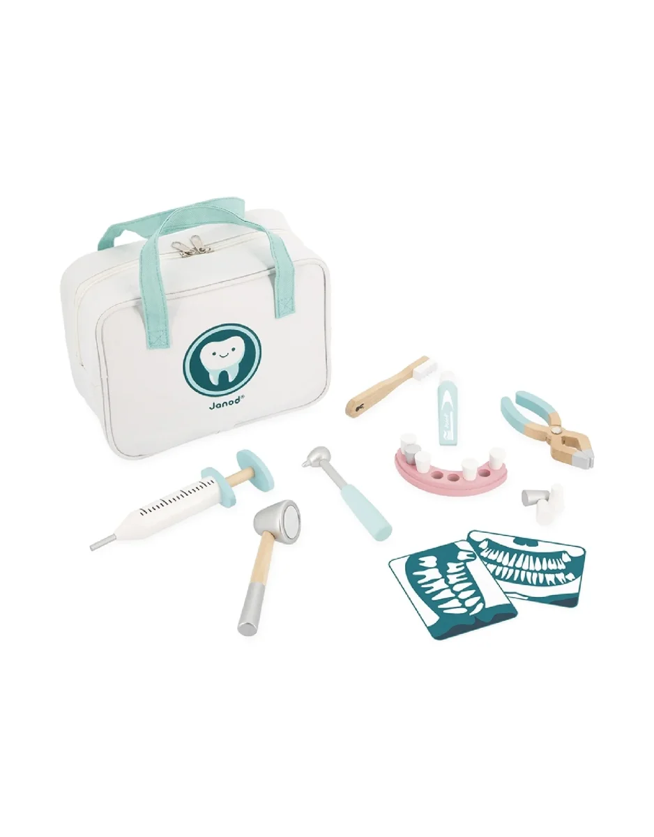 Jeu - Mallette du dentiste - Janod - Boutique Maman & Bébé – Produits Essentiels au Quotidien - {'count': 1, 'name': 'Garçons'}