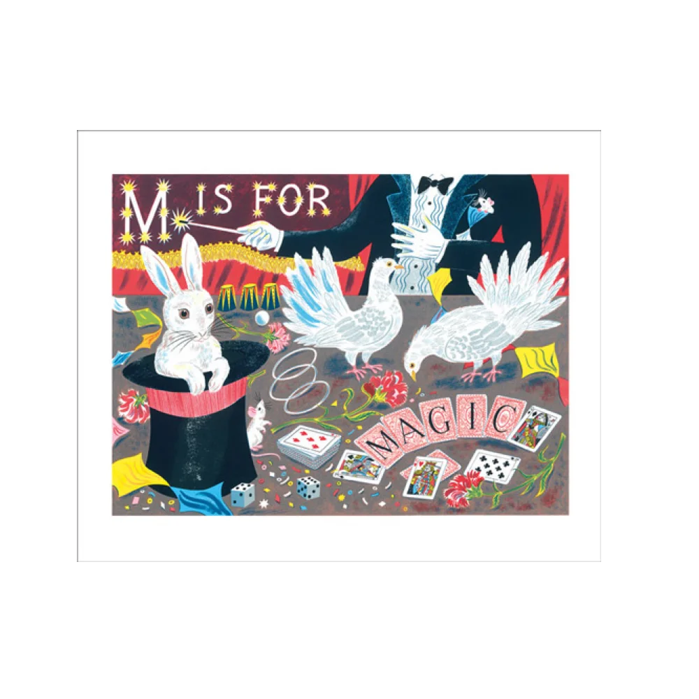 Carte voeux Alphabet Magic Organisation maison solutions rangement