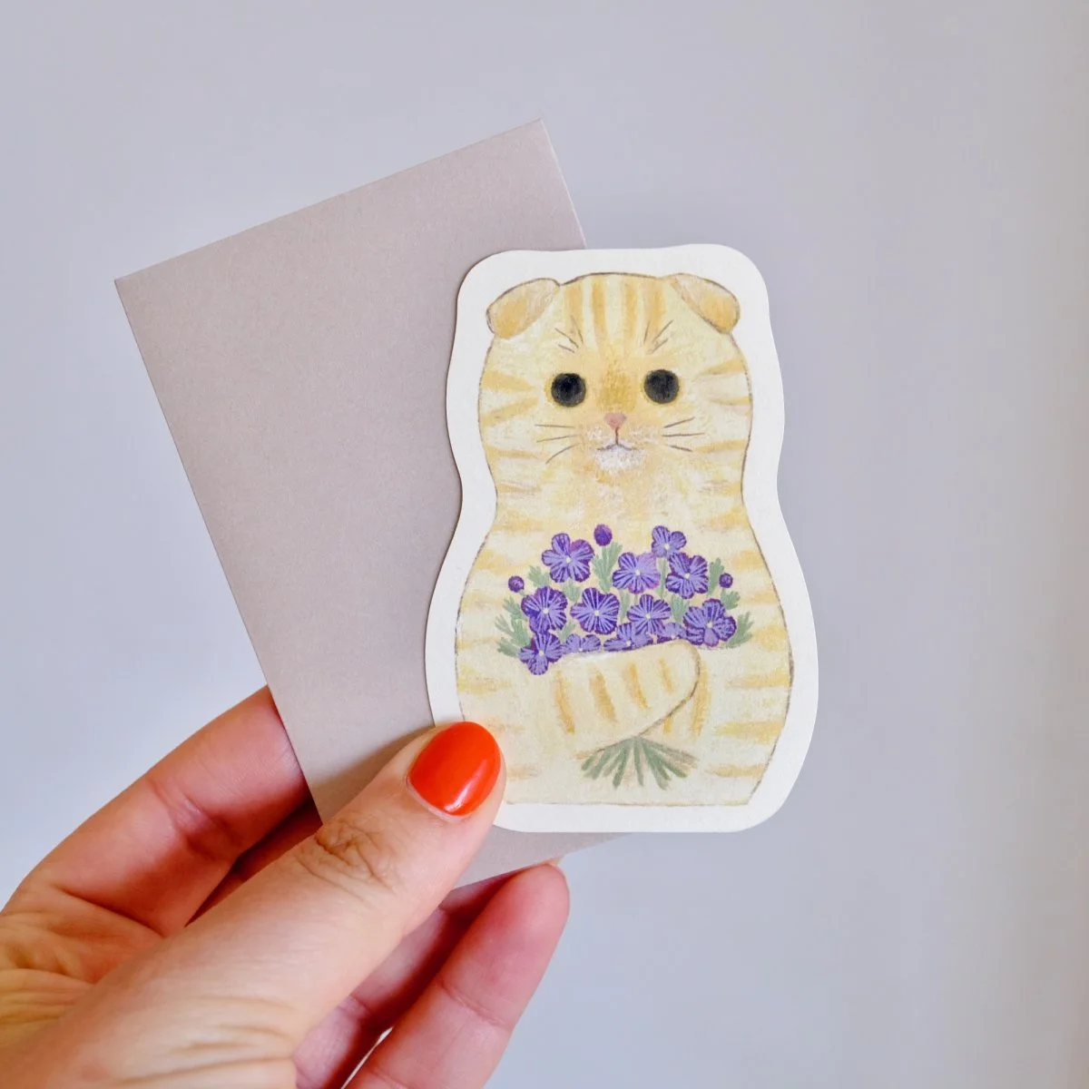 Mini Carte Violettes Cat - Organisation de la maison Tiroirs avec des solutions de rangement