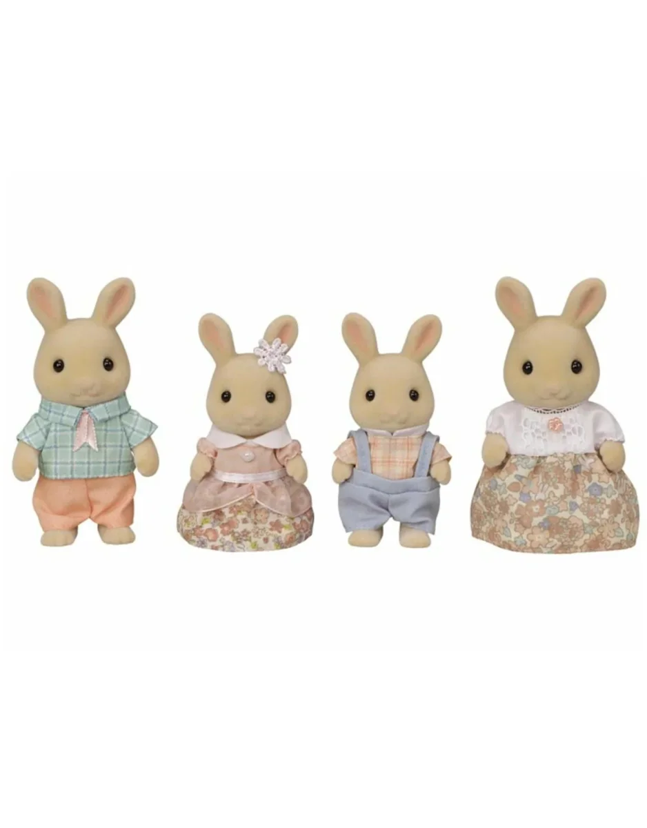 La famille Lapin Crème - Calico Critters - Boutique Maman & Bébé – Produits Essentiels au Quotidien - Nutratopic