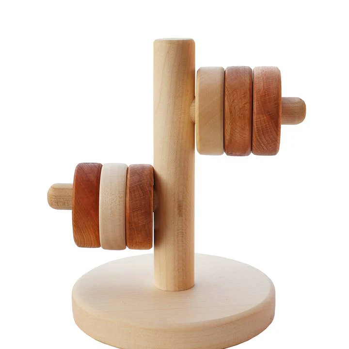 Wooden Story - Jeux à Empiler Horizontalement - Naturel||Wooden Story - Horizontal Stacking Games - Natural - Boutique Bébé en Ligne : Soins, Jouets et Articles Maison - stéthoscope - jeu ligne soin jouet article
