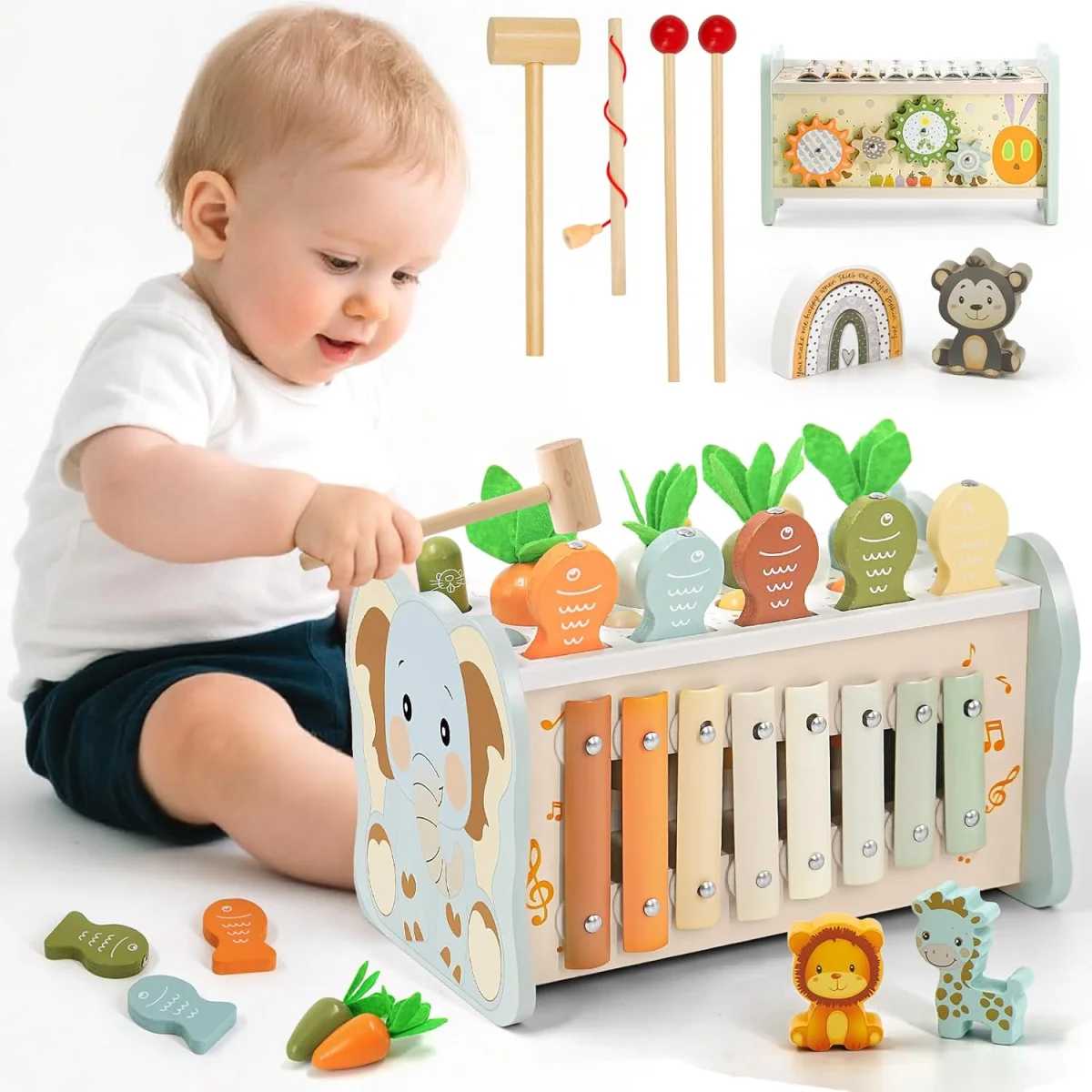 Jouet Montessori en bois pour apprendre les couleurs et développer la motricité - Vins Rouges Harmonieux pour Chaque Occasion - {'count': 1, 'name': 'intérieur'}