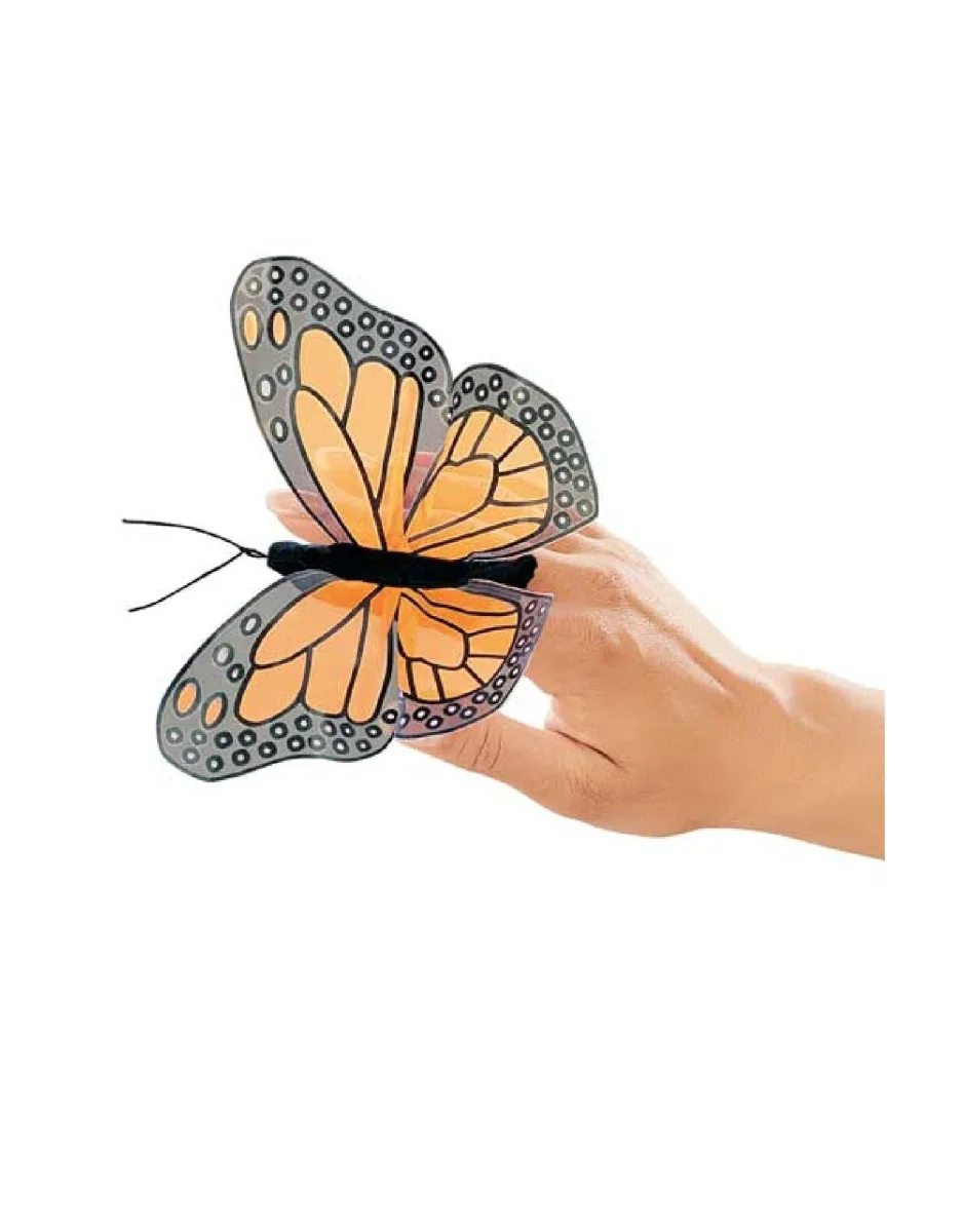Marionnette à doigt - Papillon Monarque - Folkmanis - Boutique Maman & Bébé – Produits Essentiels au Quotidien Marionnettes à doigts animaux - Asco & Celda