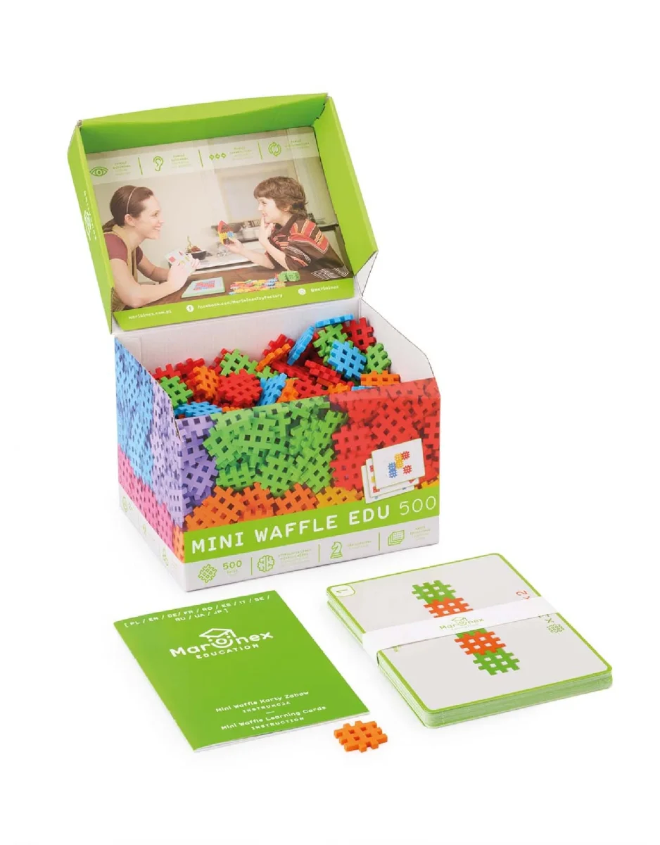 Mini Waffle EDU Couleur vive pièces Marioinex Boutique Maman Bébé Produits Essentiels Quotidien