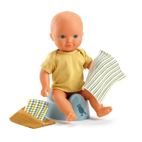 POT ET LINGETTES POUR POUPÉE "POMEA" - Boutique Maman & Bébé – Caoutchouc Produits Essentiels au Quotidien